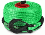 3/8" X100ft Synthetic Winch Rope 23800lbs Dyneema W/ Hook Sleeve Off-road Green. Fixed Price $69.99.