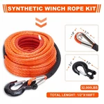 Sparkwhiz 1/2"x100ft 32000lbs Synthetic Winch Line Rope Cable Kit For Suv Utv. Fixed Price $89.99.