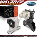 2pcs Engine Mount & Transmission For Honda Civic 2012-2013 L4 1.8l Manual. Fixed Price $100.99.