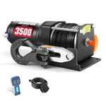 3500lb Electric Power Winch Kit Synthetic Rope Waterproof Ip65 With Wireless .... Fixed Price $166.61.