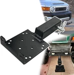 Universal Trailer Hitch Winch Mounting Plate Bracket With 2" Receiver. Fixed Price $36.41.