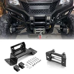 Steel Winch Mount 4 7/8" Roller Fairlead Set For Honda Pioneer 700 700-4 2014-26. Fixed Price $69.99.