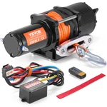 Vevor Electric Winch Atv Utv 4500 Lb Synthetic Rope Waterproof Remote Control. Fixed Price $127.99.