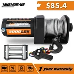 Mnemosyne Electric Winch 3000lbs 12v Steel Cable Towing Truck Trailer Atv Utv. Fixed Price $89.90.