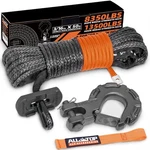 All-top Synthetic Winch Rope Cable Kit:3/16"x 50ft 8350lbs Line Protective. Fixed Price $51.19.