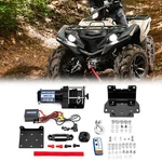 3000lb 12v Electric Winch Mount Kit Fit Yamaha Grizzly Kodiak 700 2016-2026. Fixed Price $227.99.