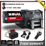 X-bull Electric Winch 3000lbs Steel Cable 12v Atv Utv Boat Towing Truck 4wd. Fixed Price $99.90.