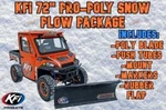 Kfi 72" 2.0 Poly Snow Plow Kit - Coleman Outfitter 400 / 550x 750x. Fixed Price $1049.00.