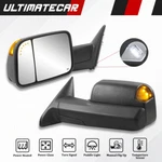 Pair Power Heated Tow Mirrors W/ Puddle Lights For 2009-2018 Ram 1500 2500 3500. Fixed Price $129.80.