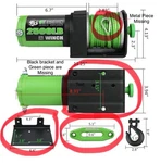 Stegodon Atv Winch 2500lb Synthetic Rope Missing Bracket & Line Guide Parts Only. Fixed Price $30.00.