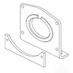 Bronco Drum Support Plate Kit For 6212002 Winch Ac-12002l. Fixed Price $9.05.