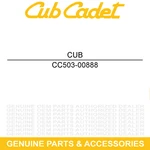 Cub Cadet 503-00888 L Challenger Mx750 Mx550 Eps Cx750 Crew 750 550 4x4. Fixed Price $16.95.