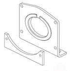 Bronco Drum Support Plate Kit For 2500/3000lb. Winches Ac-12002l. Fixed Price $13.56.