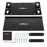 Winch Mount Kit For Trailer Floor 10k Pounds Satin Black Powder Coated New. Fixed Price $105.59.