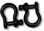 8-1/2 Ton Mega Black Powdercoated 1 Inch D-shackles (pair). Fixed Price $99.99.