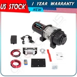 4500lbs Electric Utv Atv Winch 10m Steel Rope For Arctic Cat 02 - 05 Waterproof. Fixed Price $139.99.