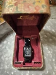 Black Fossil Quartz Analog Wristwatch Watch Ce-1025 111009 Running Faberge Box. Fixed Price $14.99.