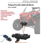 Polaris 24'-25' Rzr Xp/xp4 1000 (not For Pro) 4500lb Winch W/ Autostop-. Fixed Price $974.99.
