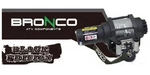 Bronco Ac-12025 3500lb. Black Edition Winch With Gray Synthtic Rope. Fixed Price $322.96.