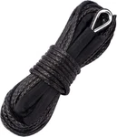 Metoware Synthetic Winch Rope, 1/4" X 50ft 10000 Lbs 1/4 50ft, Black. Fixed Price $32.99.