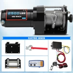 Eccpp 2500lbs Electric Winch 12v Off-road Atv Utv Towing Steel Cable. Fixed Price $87.99.