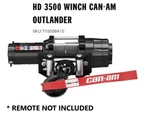 Can-am Outlander- Hd 3500 Winch With Steel Cable And Fairlead-715006415. Fixed Price $373.99.
