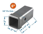 Toptow 64453 Trailer Hitch Receiver Tube 2inch X 6inch Length Combo Bar, Weld.... Fixed Price $34.99.