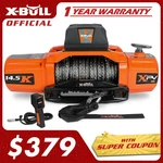 X-bull Electric Winch 14500lb Synthetic Rope Jeep Truck Trailer Towing 4wd. Fixed Price $399.90.