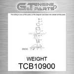 Tcb10900 Weight Fits John Deere (surplus Open Box). Fixed Price $125.29.