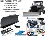 Kfi Yamaha '03-'13 Rhino 450 660 700 Complete Plow Kit 72" Steel Blade W/ 3000#. Fixed Price $1242.80.