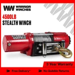 Stealth 4,500lb 12v Electric Winch - Steel Rope For Car Trailer Atv Utv. Fixed Price $179.99.