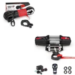 Fieryred 12 V 5500lbs Electric Winch With Steel Cable, 1/4inch 50ft Synthetic.... Fixed Price $355.00.