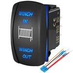 Joinfworld Winch Switch In Out Momentary On/off/on 7 Pin Blue Led. Fixed Price $16.84.
