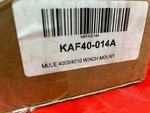 Kawasaki Mule 4010 4000 4x4 Trans Diesel Winch Mount Kaf40-014a 2009-2025 09-25. Fixed Price $141.95.