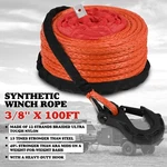 X-bull 23800lbs 3/8" X 100f Synthetic Winch Rope Recovery Cable Orange 4wd. Fixed Price $79.90.