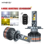 2pcs Led Tri-color Headlights With Remote H1 H11 9005 9006 H7 Blud H4 Canbus. Fixed Price $105.04.
