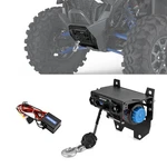 Utv 4500lb 12v Electric Winch Mount Kit For Polaris Rzr Turbo R/pro R4. Fixed Price $289.99.
