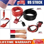 New 24ft Quick Disconnect Winch Cable 2 Gauge Awg Power Wire For Trailer Winches. Fixed Price $162.98.