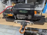 Quadratec Q9500i Winch W/ Synthetic Rope, Remote, & Jeep Tj Mounting Plate. Fixed Price $499.95.