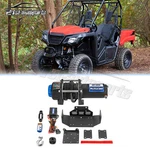 Utv 4500lb 12v Electric Winch Mount Combo For Honda Pioneer 500 520 2015-2026. Fixed Price $229.99.