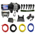 Bronco 2500lb Winch - Steel Cable Ac-12015. Fixed Price $179.50.